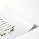 Inspirational Typography Art - Joshua 1:9 Strength Canvas Print