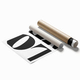 Bold Typography Wall Art - "LOVE" Modern Minimalist Print