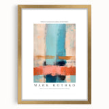Abstract art print in textured style, featuring orange and yellow hues on a large framed canvas, ideal for living room decor.