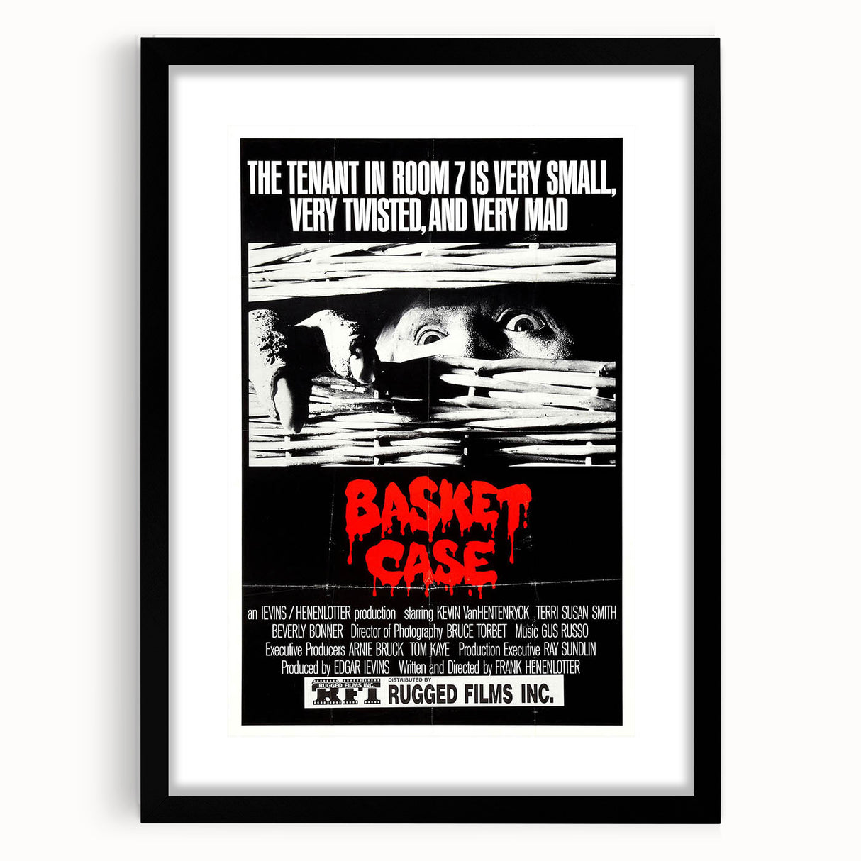 Retro Wall Art - Basket Case Vintage Horror Poster Art
