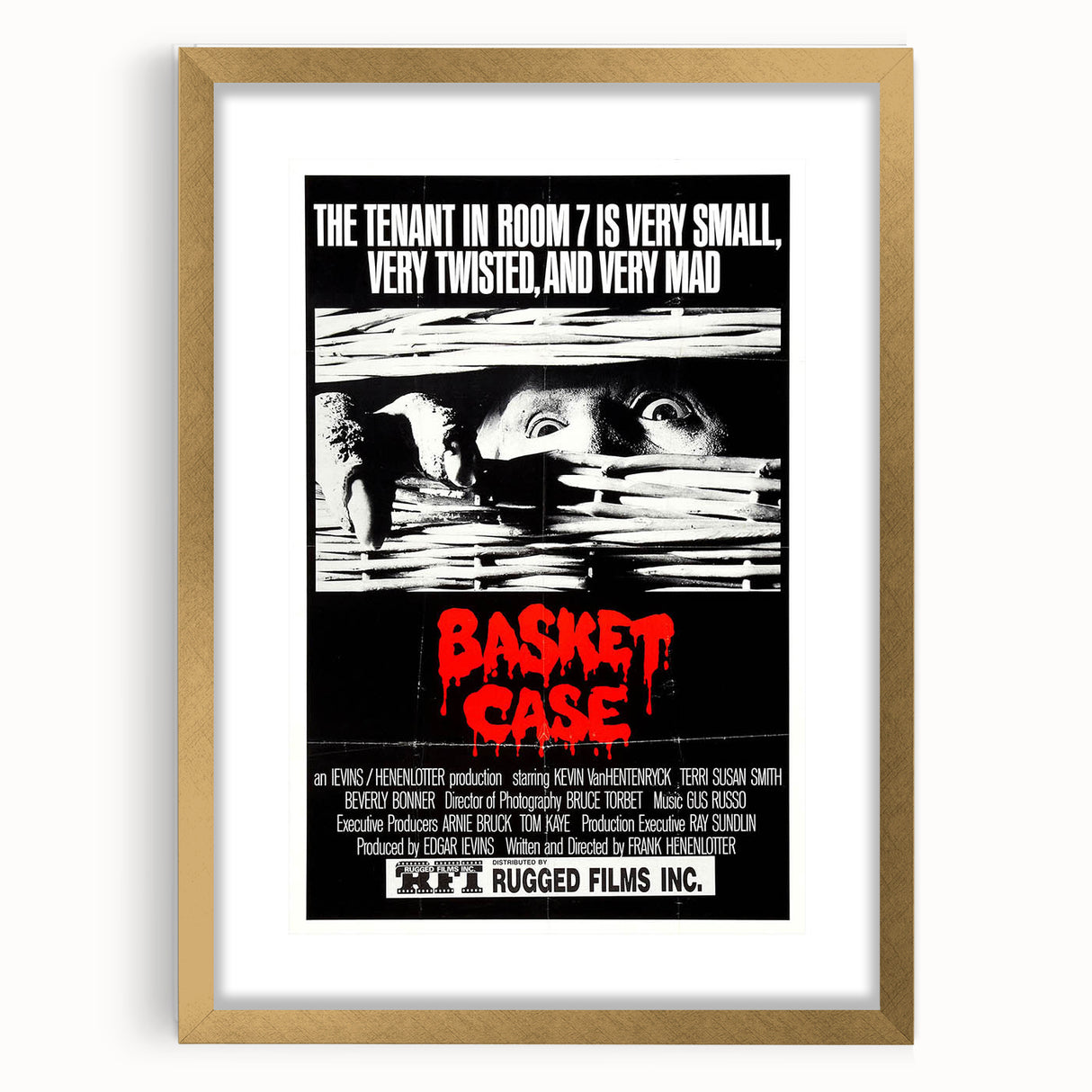Retro Wall Art - Basket Case Vintage Horror Poster Art