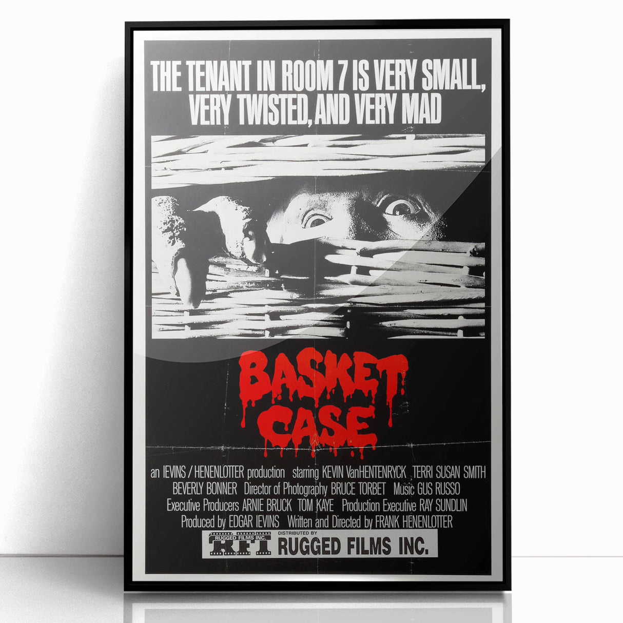Retro Wall Art - Basket Case Vintage Horror Poster Art