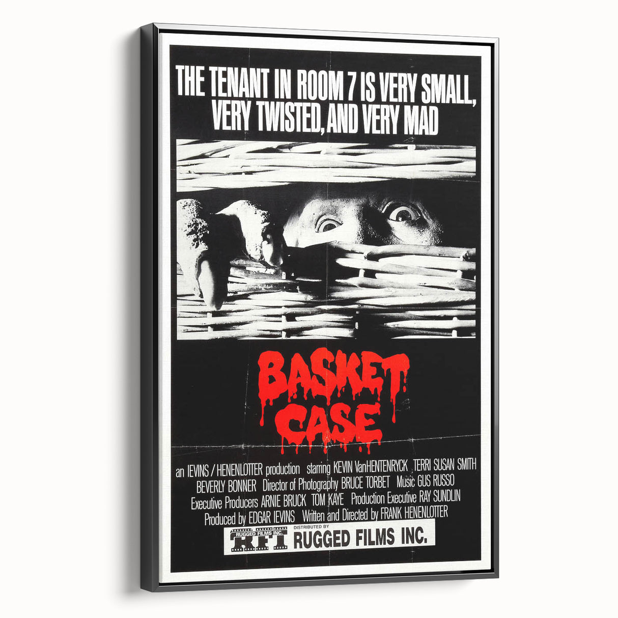 Retro Wall Art - Basket Case Vintage Horror Poster Art