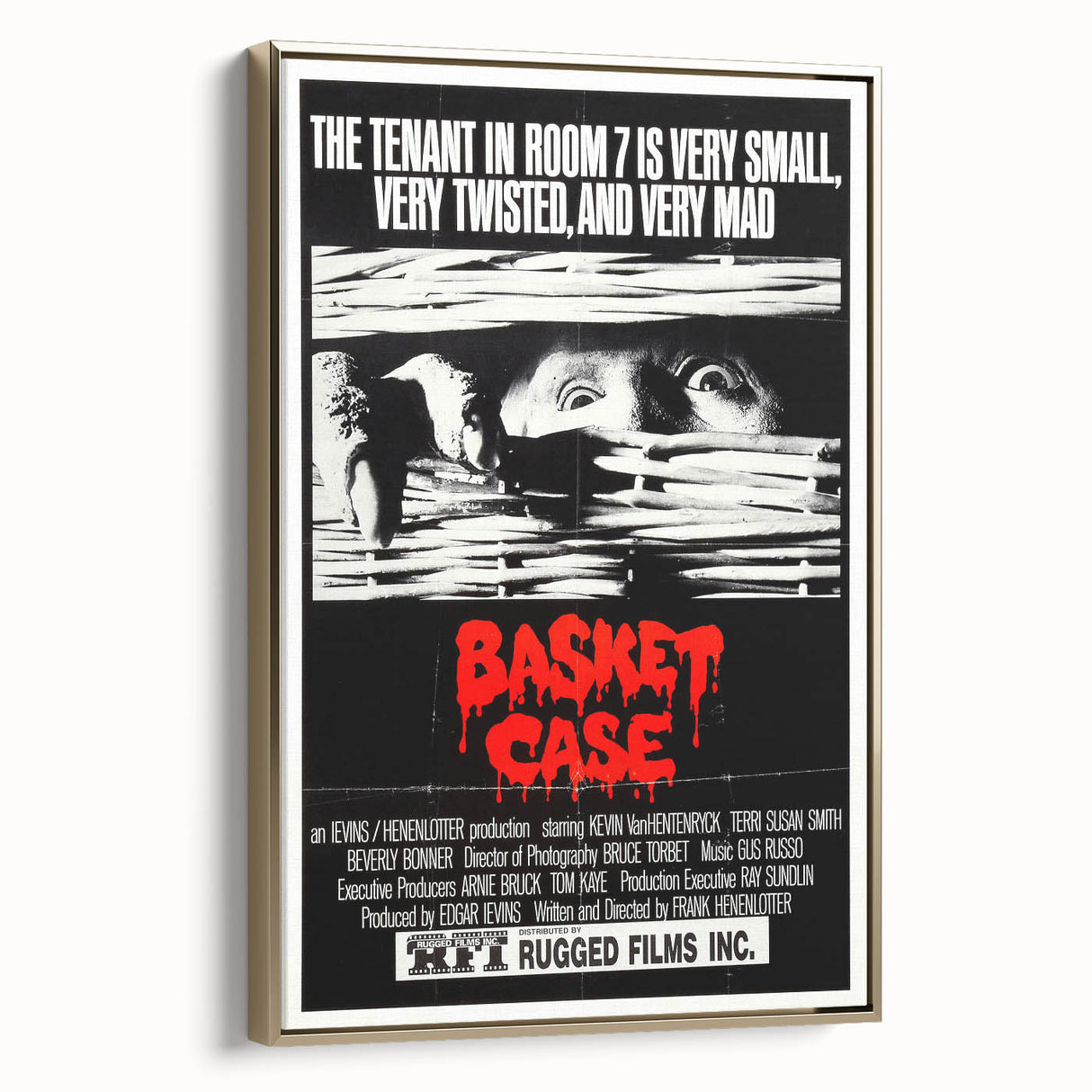 Retro Wall Art - Basket Case Vintage Horror Poster Art
