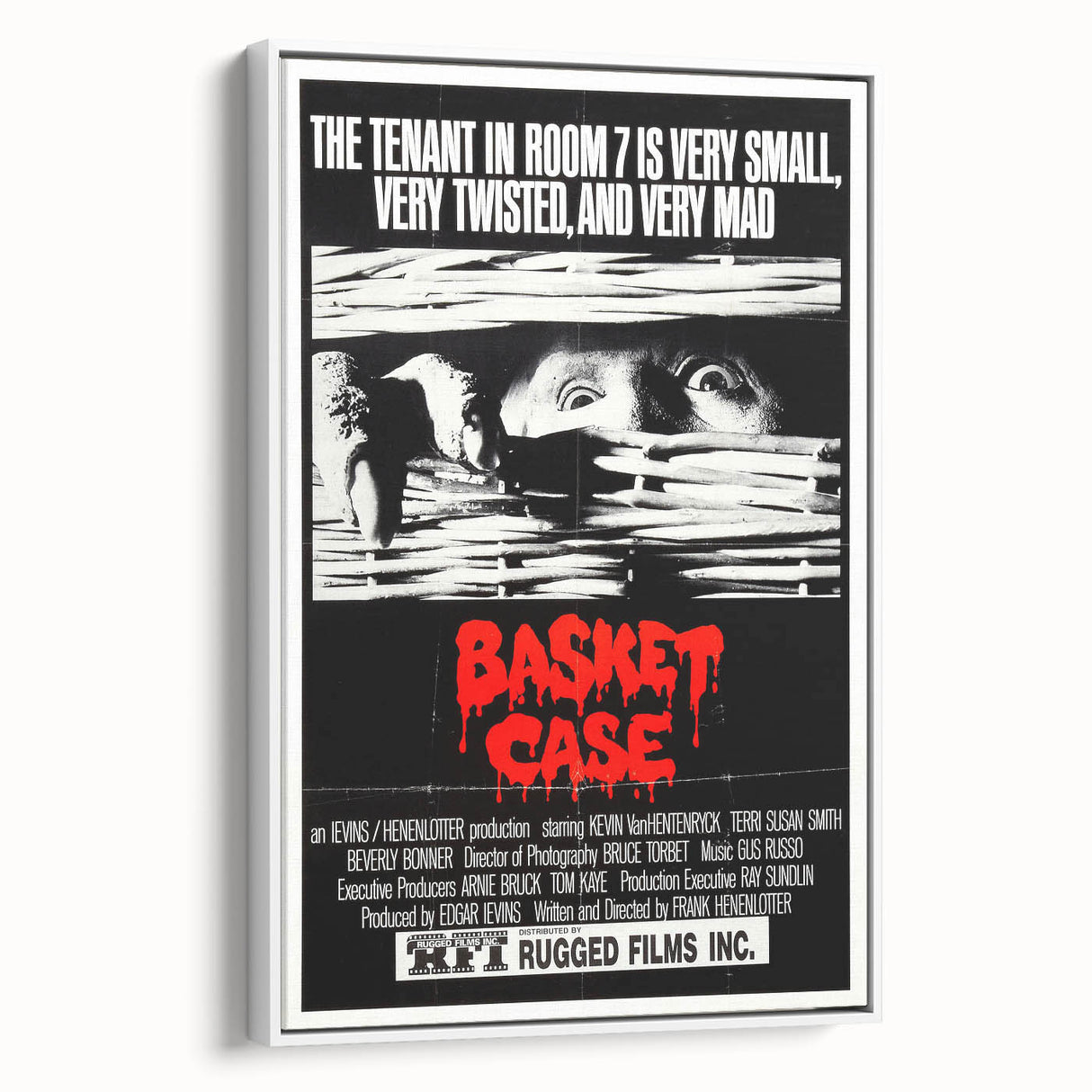 Retro Wall Art - Basket Case Vintage Horror Poster Art
