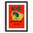 Retro AC/DC "Fly on the Wall" Poster - 1985 Tour Vintage Wall Art