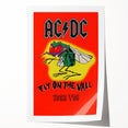 Retro AC/DC "Fly on the Wall" Poster - 1985 Tour Vintage Wall Art