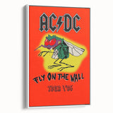 Retro AC/DC "Fly on the Wall" Poster - 1985 Tour Vintage Wall Art