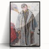 Realism Art Print – Young Soldier Sketch by Winslow Homer | Civil War Scene