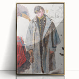 Realism Art Print – Young Soldier Sketch by Winslow Homer | Civil War Scene