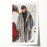 Realism Art Print – Young Soldier Sketch by Winslow Homer | Civil War Scene