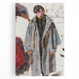 Realism Art Print – Young Soldier Sketch by Winslow Homer | Civil War Scene