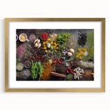 Spice & Herb Elegance - Kitchen Wall Art for Culinary Enthusiasts
