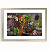 Spice & Herb Elegance - Kitchen Wall Art for Culinary Enthusiasts