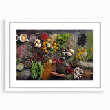 Spice & Herb Elegance - Kitchen Wall Art for Culinary Enthusiasts