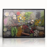 Spice & Herb Elegance - Kitchen Wall Art for Culinary Enthusiasts