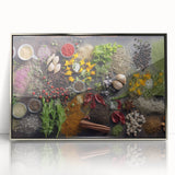 Spice & Herb Elegance - Kitchen Wall Art for Culinary Enthusiasts