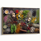 Spice & Herb Elegance - Kitchen Wall Art for Culinary Enthusiasts