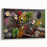Spice & Herb Elegance - Kitchen Wall Art for Culinary Enthusiasts