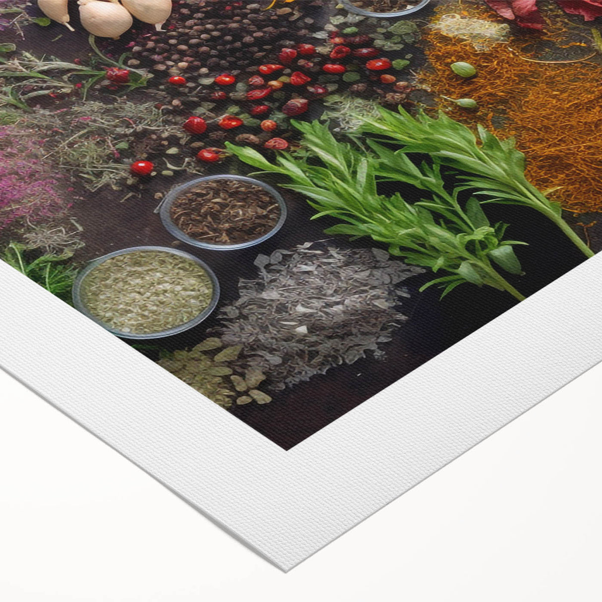 Spice & Herb Elegance - Kitchen Wall Art for Culinary Enthusiasts