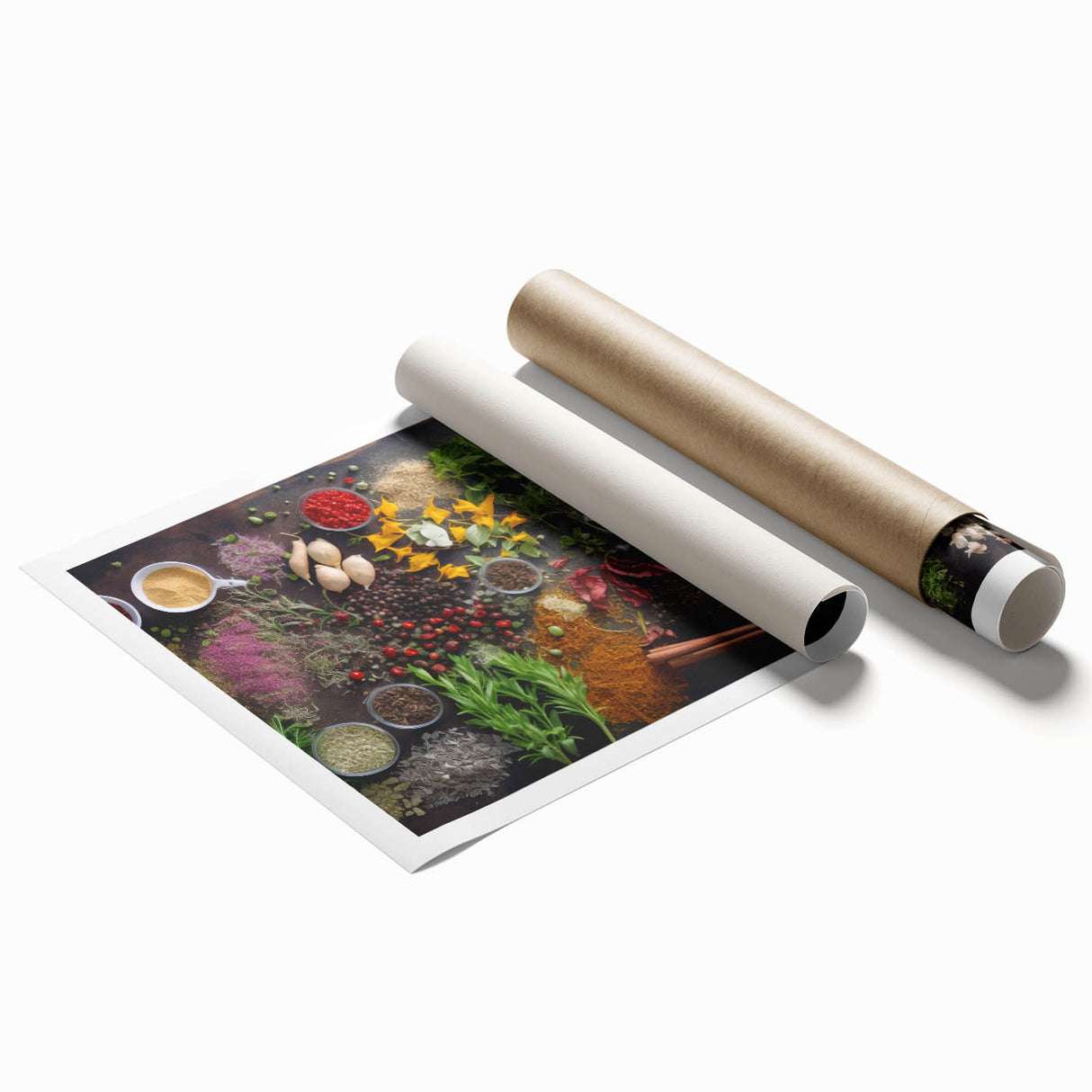 Spice & Herb Elegance - Kitchen Wall Art for Culinary Enthusiasts
