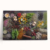 Spice & Herb Elegance - Kitchen Wall Art for Culinary Enthusiasts