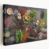 Spice & Herb Elegance - Kitchen Wall Art for Culinary Enthusiasts