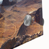 Large abstract wall art featuring Algerian scenery in acrylic glass.