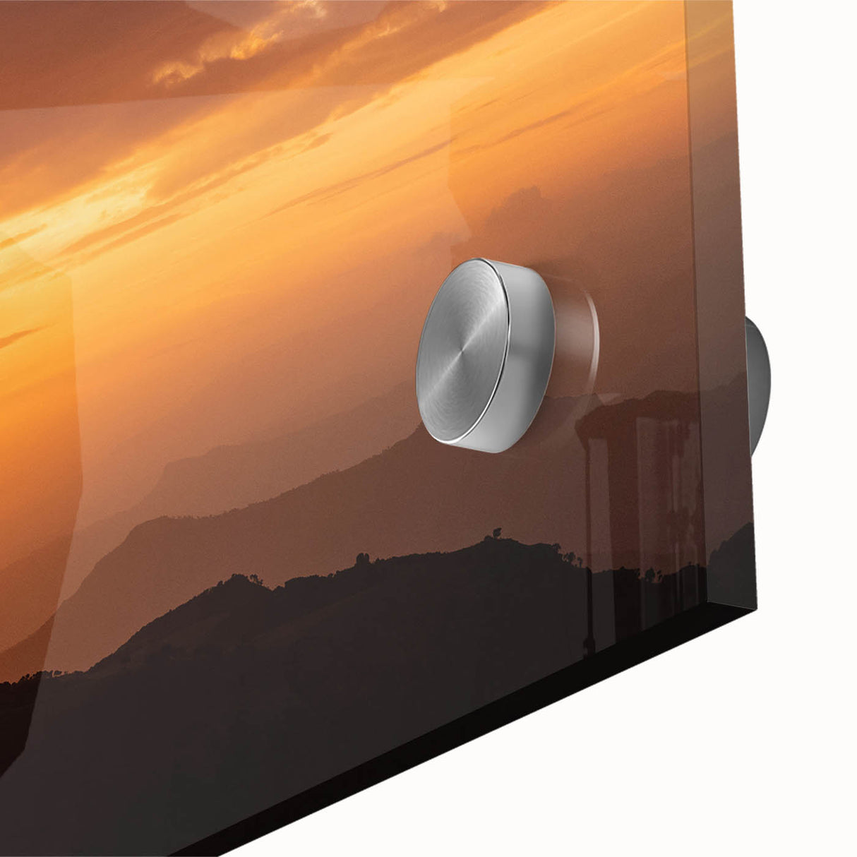 Large abstract wall art depicting an Ethiopian scenery in muted earth tones on acrylic glass, suitable for dining room art.