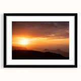 Abstract art print depicting vibrant, colorful African scenery on a large textured canvas, ideal for living room decor.