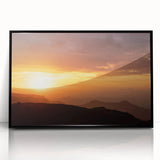 Large abstract wall art of an Ethiopian landscape in muted earth tones on a framed acrylic panel.