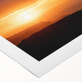 Art deco poster of an Ethiopian landscape in muted earth tones on rolled canvas, suitable for dining room decor.