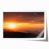 Extra large rolled print of an Ethiopian landscape featuring vivid floral elements, ideal for art wall dining room.