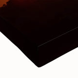 Large art of an Ethiopian landscape in black and white on stretched canvas, suitable for bedroom wall decor.