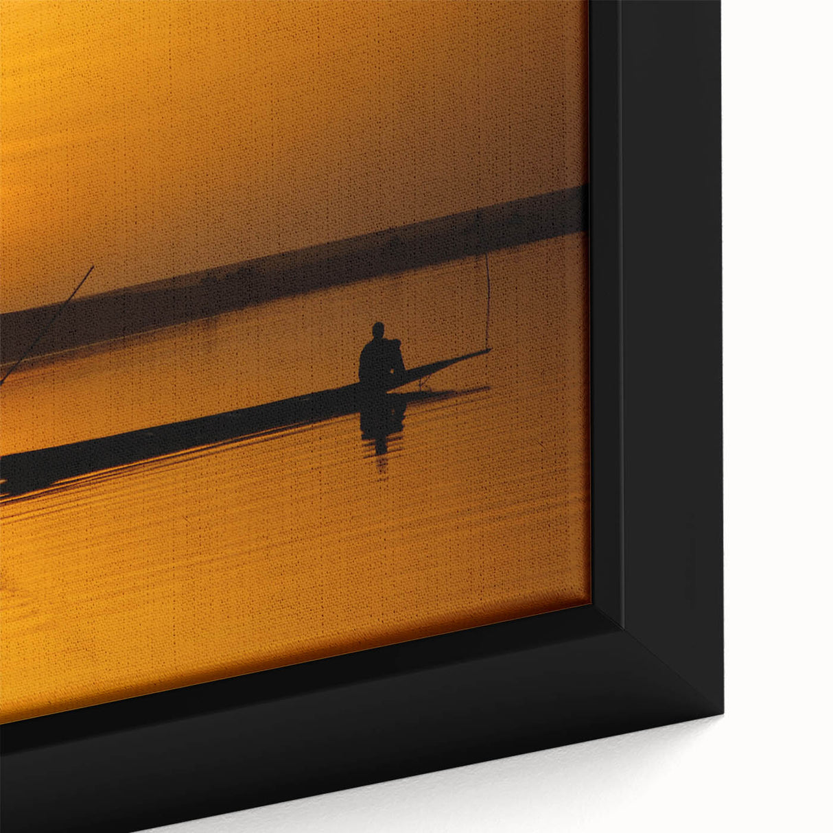 Extra large framed canvas of a textured Mali scenery in colorful, earthy tones, ideal for living room decor.