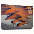 Acrylic print of Namibia scenery with warm earth tones, suitable for bedroom or dining room decor.