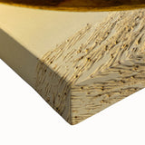 Black and white landscape art painting of a serene Bangladeshi scenery on stretched canvas, ideal for bedroom wall art.