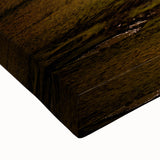 Large art featuring a black and white landscape painting of Georgian scenery on stretched canvas, suitable for bedroom decor.