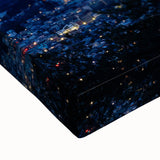 Large art featuring a black and white landscape painting of a serene Japanese scenery on stretched canvas.