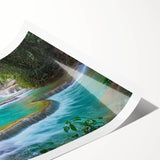 Extra large wall art featuring line art flowers in monochrome, printed on rolled canvas, ideal for large living room decor.