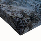 Large art of Mount Everest in black and white on stretched canvas, ideal for bedroom wall decor.