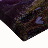 Large art of a black and white Nepalese landscape on stretched canvas, suitable for bedroom wall decor.