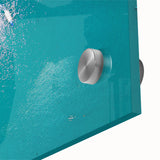 Large abstract wall art depicting a Philippine landscape in muted earth tones on acrylic glass.