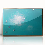 Large art print of a serene Philippine landscape in muted earth tones on framed acrylic, suited for modern art wall decor.