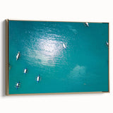 Framed canvas featuring a vintage-style Philippine landscape in muted gold and black tones, suitable for bedroom wall art.