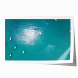 Scenic Philippine landscape on rolled canvas, featuring vibrant green hues and floral elements.