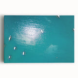 Black and white stretched canvas featuring a serene Philippine landscape, ideal for kitchen wall art.