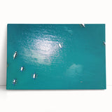 Black and white photograph of a Philippine landscape on stretched canvas, ideal for kitchen wall art.