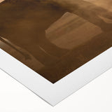 Art deco poster of a serene Sri Lankan landscape on rolled canvas, featuring soft pastel colors, ideal for dining room decor.