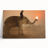 Black and white stretched canvas of a Sri Lankan landscape, ideal for kitchen wall art or bedroom ambiance.